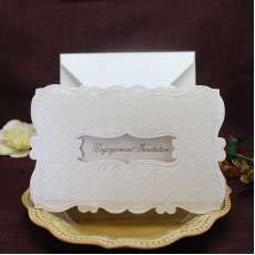 Ivory Embossing Invitation Card Foiling Card Cheap Invitation Wholesale